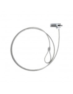Cable seguridad tooq combinacion 1.5m ranura kensington