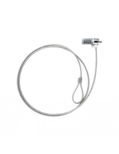 Cable seguridad tooq combinacion 1.5m ranura kensington