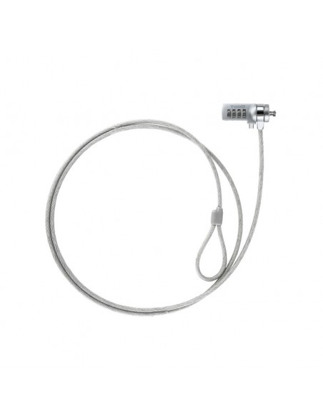 Cable seguridad tooq combinacion 1.5m ranura kensington