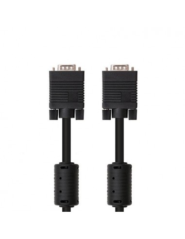 Cable nanocable con ferrita svga hdb15 - m - hdb15 - m nanocable 10m - macho a macho