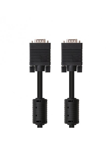 Cable nanocable con ferrita svga hdb15 - m - hdb15 - m nanocable 10m - macho a macho