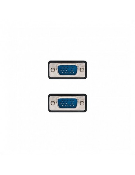 Cable nanocable con ferrita svga hdb15 - m - hdb15 - m nanocable 10m - macho a macho Cable nanocable con ferrita svga hdb15 - m - hdb15 - m nanocable 10m - macho a macho
