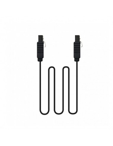 Cable datos sata iii nanocable 0.5m negro anclajes - 10.18.1001 - bk