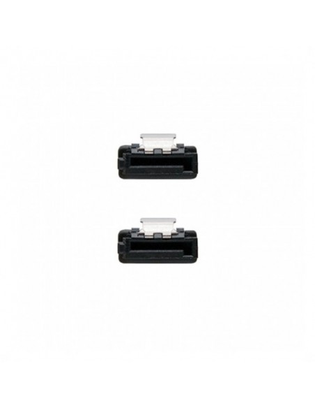 Cable datos sata iii nanocable 0.5m negro anclajes - 10.18.1001 - bk