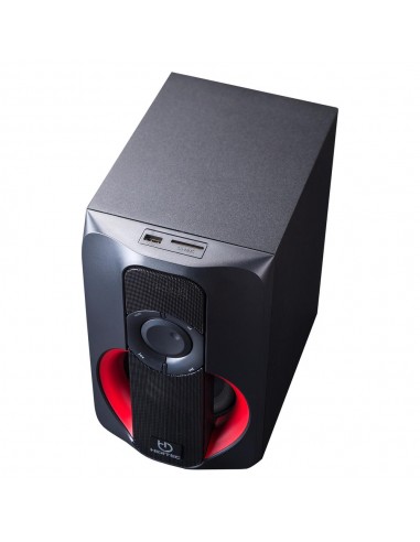 Altavoces hiditec 2.1 multimedia h400 80w bluetooth usb sd radio