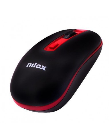 Raton nilox nxmowi2002 wireless 1000 dpi negro - rojo