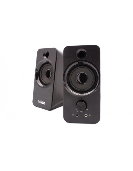 Altavoces pc nilox 2.0 6w negro
