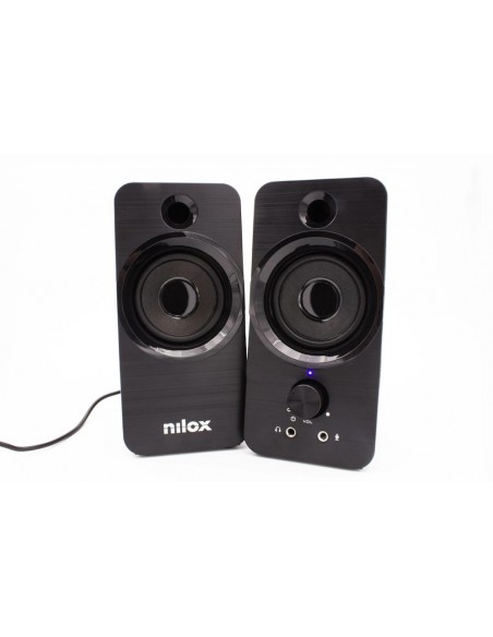 Altavoces pc nilox 2.0 6w negro