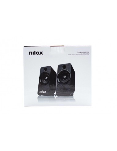 Altavoces pc nilox 2.0 6w negro