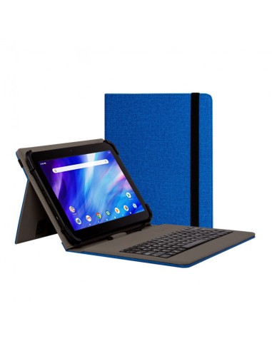 Funda con teclado nilox para tablet 10.5 pulgadas usb azul