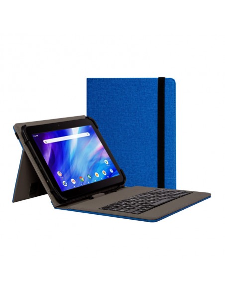 Funda con teclado nilox para tablet 10.5 pulgadas usb azul