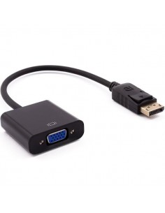 Cable adaptador nilox displayport a vga macho hembra
