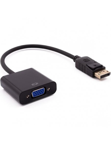 Cable adaptador nilox displayport a vga macho hembra