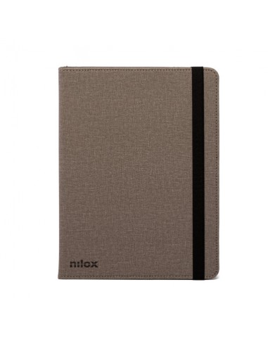 Funda con teclado nilox para tablet 10.5 pulgadas usb marron
