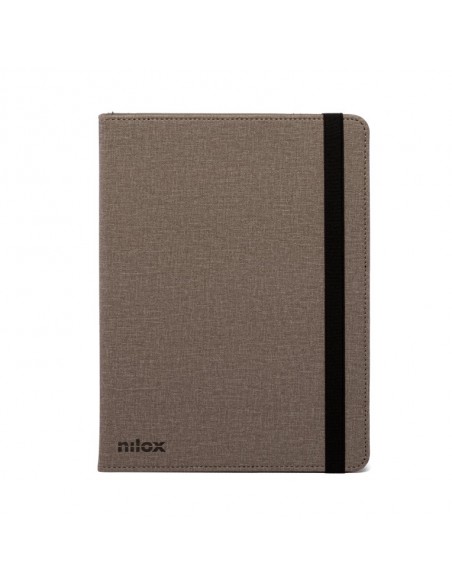 Funda con teclado nilox para tablet 10.5 pulgadas usb marron