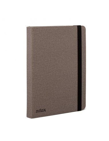Funda con teclado nilox para tablet 10.5 pulgadas usb marron