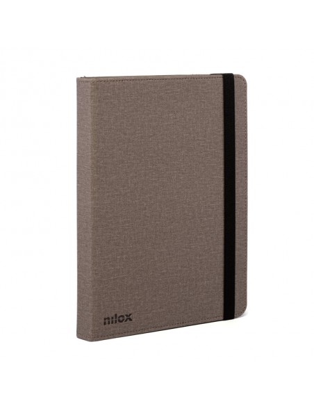 Funda con teclado nilox para tablet 10.5 pulgadas usb marron