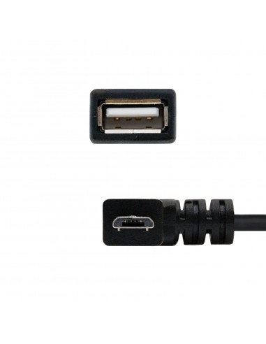 Cable otg nanocable usb 2.0 a micro usb 15cm - macho - hembra