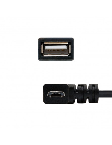 Cable otg nanocable usb 2.0 a micro usb 15cm - macho - hembra