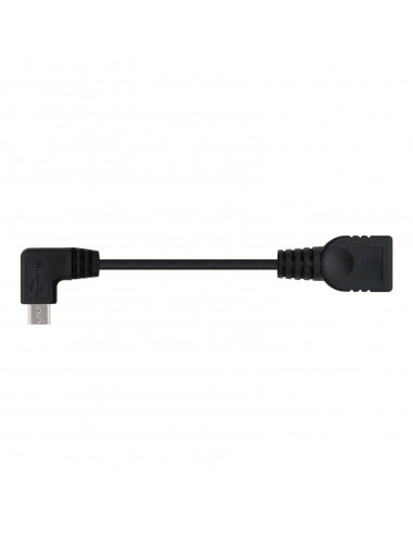 Cable otg nanocable usb 2.0 a micro usb 15cm - macho - hembra