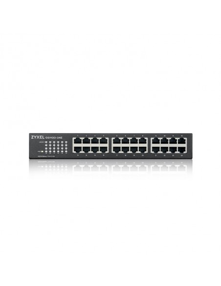 Switch 24 puertos zyxel gigabit ethernet no gestionable v3 Switch 24 puertos zyxel gigabit ethernet no gestionable v3