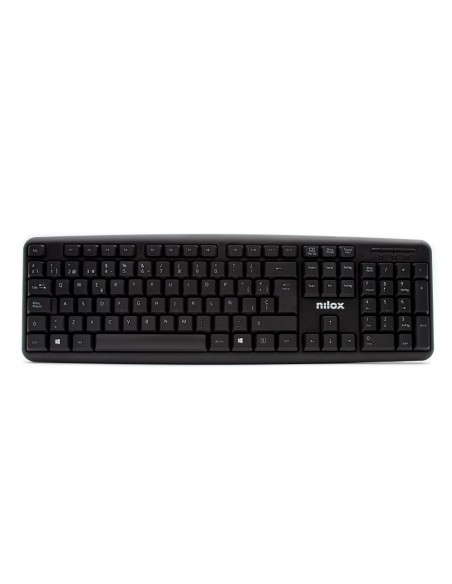 Teclado nilox usb negro