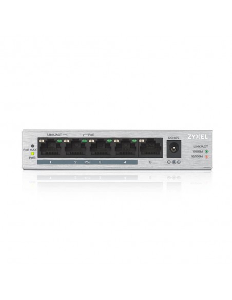 Switch 5 puertos zyxel - full duplex 10 - 100 - 1000 poe gs1005hp Switch 5 puertos zyxel - full duplex 10 - 100 - 1000 poe gs1005hp