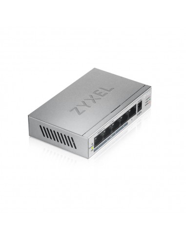 Switch 5 puertos zyxel - full duplex 10 - 100 - 1000 poe gs1005hp