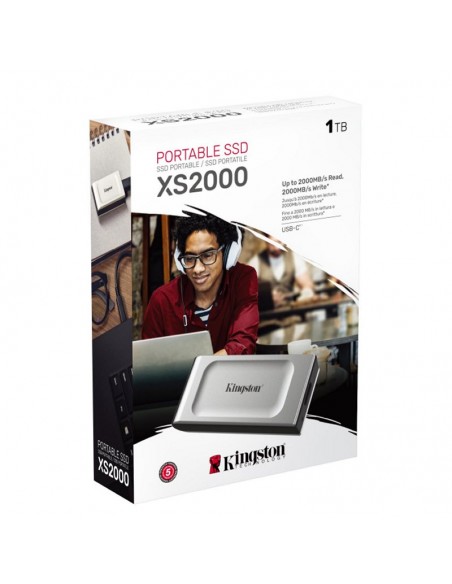 Disco duro externo solido ssd kingston xs2000 portable 1tb usb tipo c Disco duro externo solido ssd kingston xs2000 portable 1tb usb tipo c