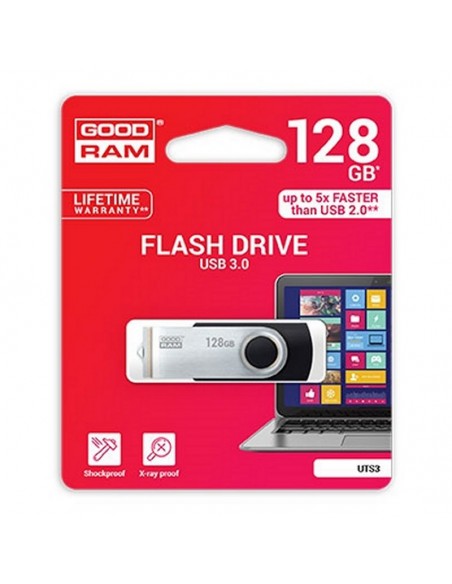 Memoria usb 3.0 goodram 128gb uts3 negro Memoria usb 3.0 goodram 128gb uts3 negro