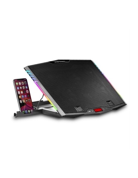 Base de refrigeracion mars gaming mnbc5 para portatil hasta 17.3 pulgadas