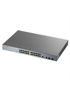 Switch 26 puertos zyxel gs1350 - 26hp - eu0101f 24xgb poe 2xsfp 375w