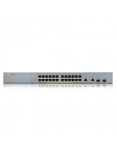 Switch 26 puertos zyxel gs1350 - 26hp - eu0101f 24xgb poe 2xsfp 375w