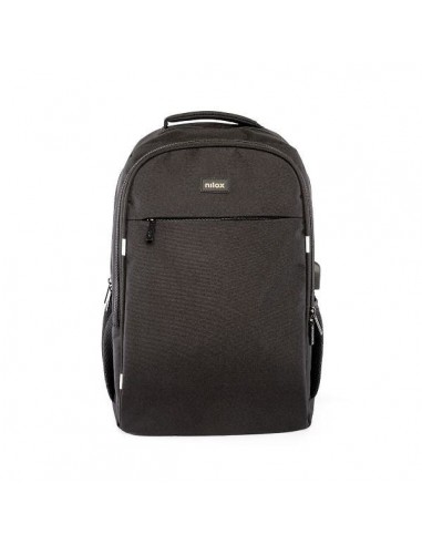 Mochila nilox style 15.6 pulgadas negro