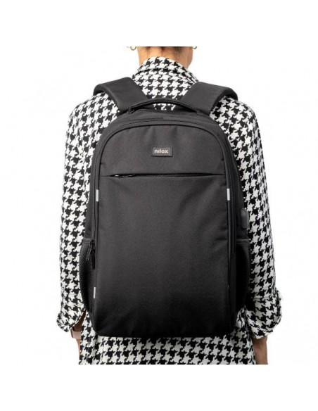 Mochila nilox style 15.6 pulgadas negro Mochila nilox style 15.6 pulgadas negro