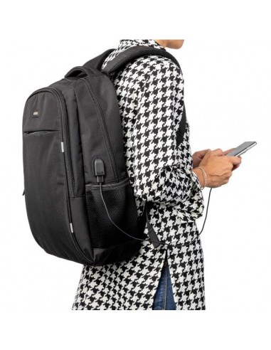 Mochila nilox style 15.6 pulgadas negro