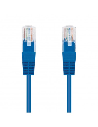 Latiguillo cable red utp cat.6 rj45 nanocable 0.30m azul