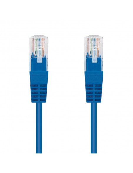 Latiguillo cable red utp cat.6 rj45 nanocable 0.30m azul