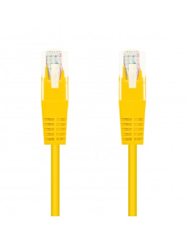 Latiguillo cable red utp cat.6 rj45 nanocable 0.25cm amarillo