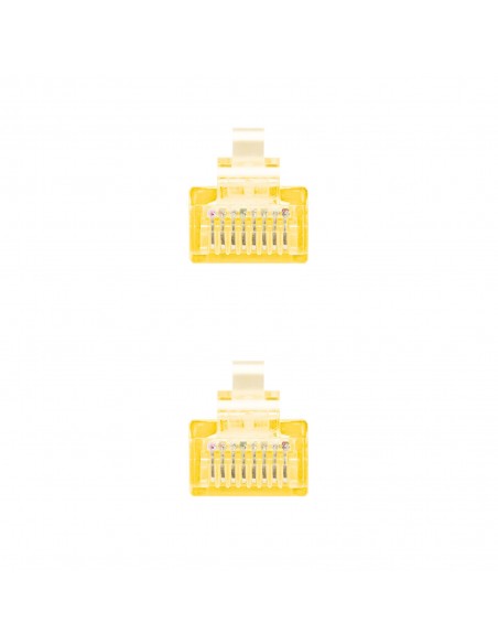 Latiguillo cable red utp cat.6 rj45 nanocable 0.25cm amarillo Latiguillo cable red utp cat.6 rj45 nanocable 0.25cm amarillo