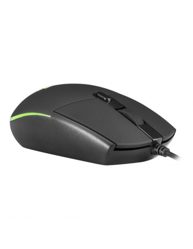 Mouse raton mars gaming mmg optico usb 6 botones 3200ppp rgb negro