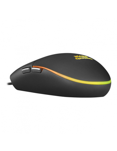 Mouse raton mars gaming mmg optico usb 6 botones 3200ppp rgb negro