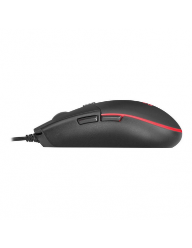 Mouse raton mars gaming mmg optico usb 6 botones 3200ppp rgb negro