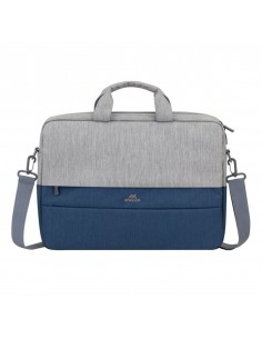 Maletin rivacase 7532 prater para portatil 15.6 pulgadas gris - azul