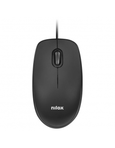 Mouse raton nilox mousb1003 usb 1600 dpi negro