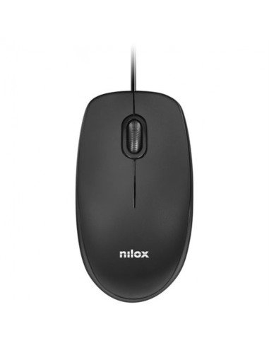 Mouse raton nilox mousb1003 usb 1600 dpi negro