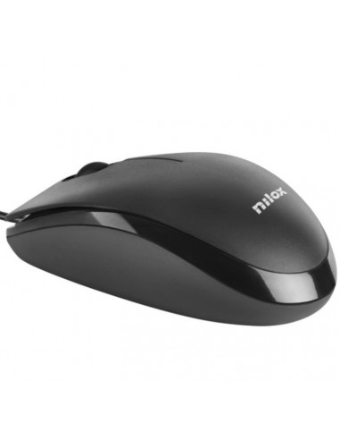 Mouse raton nilox mousb1003 usb 1600 dpi negro