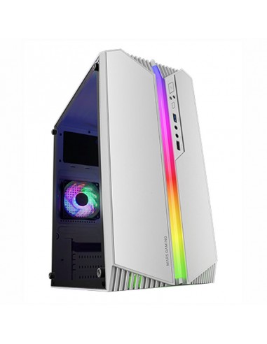 Caja ordenador mars gaming mc - s1 blanco micro atx 1 x usb 3.0 1 x usb 2.0 1 x 80mm frgb
