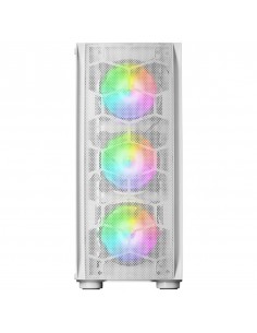 Caja ordenador mars gaming mc - kx blanco e - atx 1 x usb 3.0 2 x usb 2.0 5 x 120mm argb