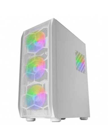 Caja ordenador mars gaming mc - kx blanco e - atx 1 x usb 3.0 2 x usb 2.0 5 x 120mm argb